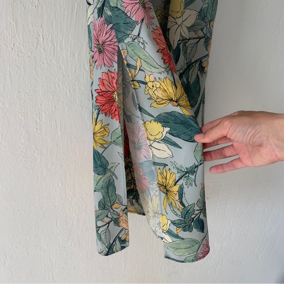 Zara Floral Button Up Tunic Dress - Picture 9 of 12